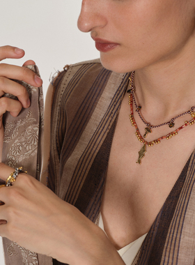 DACCORD奇趣雨林棉绳项链锁骨链