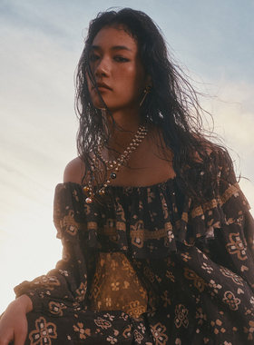 tokokkino 26夏季新款「色彩序列」多彩珍珠套链叠戴长项链锁骨链