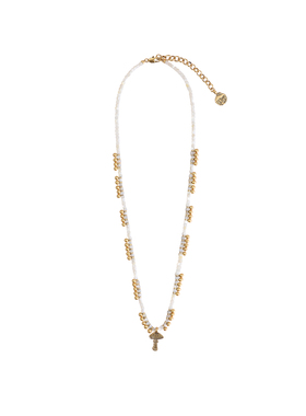 DACCORD奇趣石蘑菇串珠锁骨链