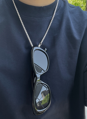 简约钛钢无吊坠情侣锁骨链