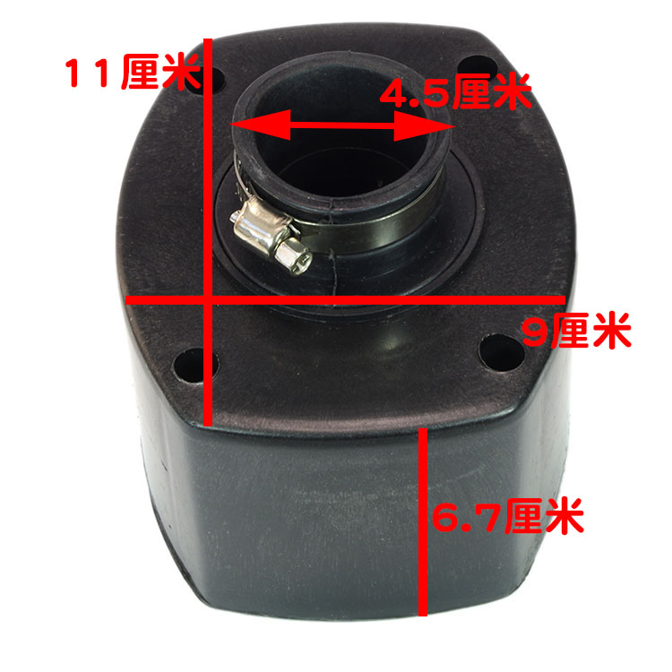 适用宗申弯梁摩托车空滤70钱江110三轮车空气过滤器48Q滤清器总成 - 图3
