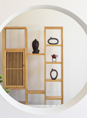 粗陶创意小花瓶日式禅意干花花器陶瓷工艺品摆件家居装饰陶艺花插