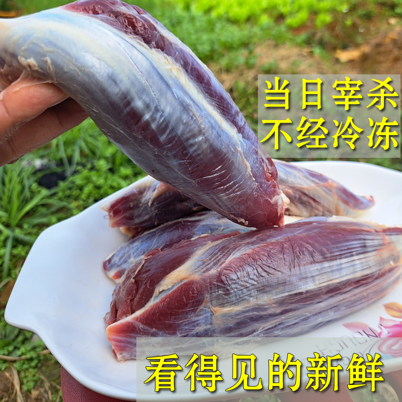 生鲜牛腱子肉新鲜广西农家散养黄牛肉老鼠腱金钱腱【当天现杀】-图1