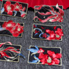 Tu Nanhua Qian Hanfu Chinese style embroidered hair clip patch