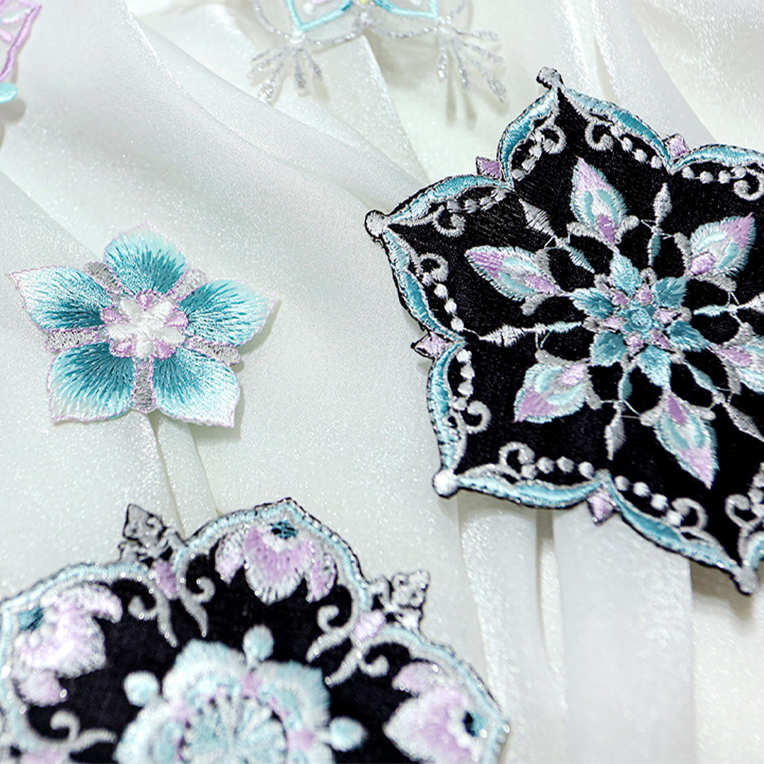 Tunan chemical fiber Hanfu Chinese style embroidery patch