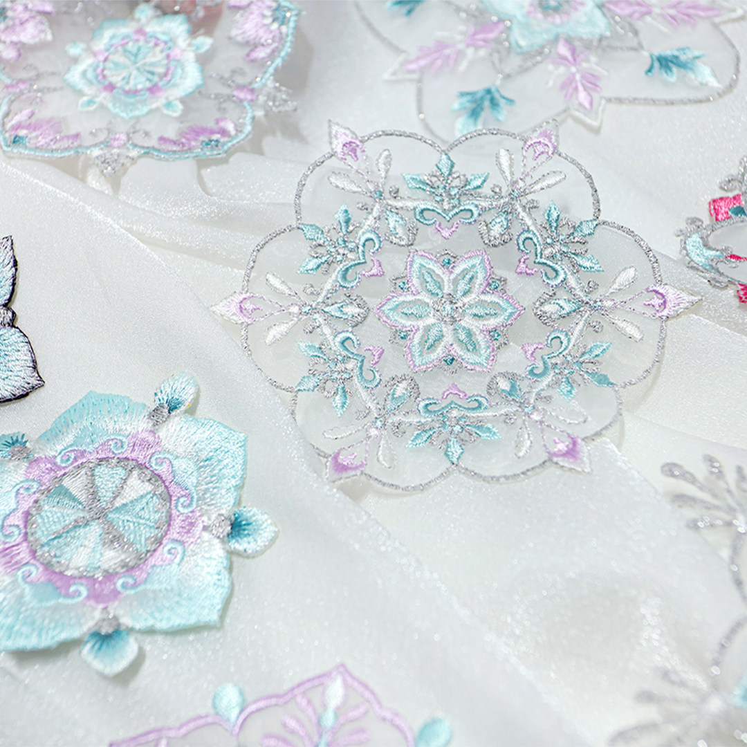 Tunan chemical fiber Hanfu Chinese style embroidery patch