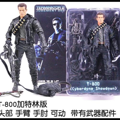 NECA7寸 终结者2 T800施瓦辛格 可动人偶公仔手办模型 - 图0
