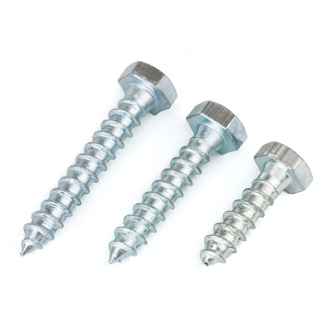 Shanghai center outer hexagonal wood self-tapping screw M6M8M10