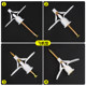 Hot sale on the entire network, butterfly expansion screws of Shanghai-center aircraft