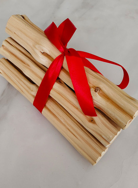 乔迁之喜装饰柴火摆件装饰用木头