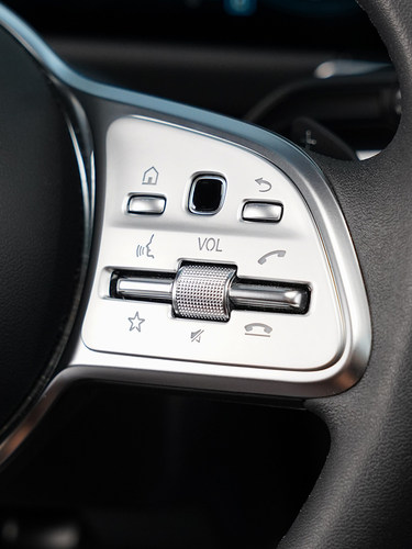 适用奔驰GLB220内饰改装GLA260 CLA中控空调升窗按键贴方向盘装饰 - 图2