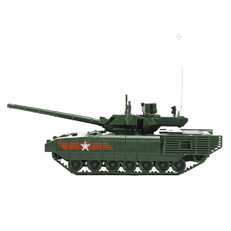 JEU军事坦克模型1/72T14阿玛塔T90MS塔基尔主战坦克免胶快拼玩具 - 图0