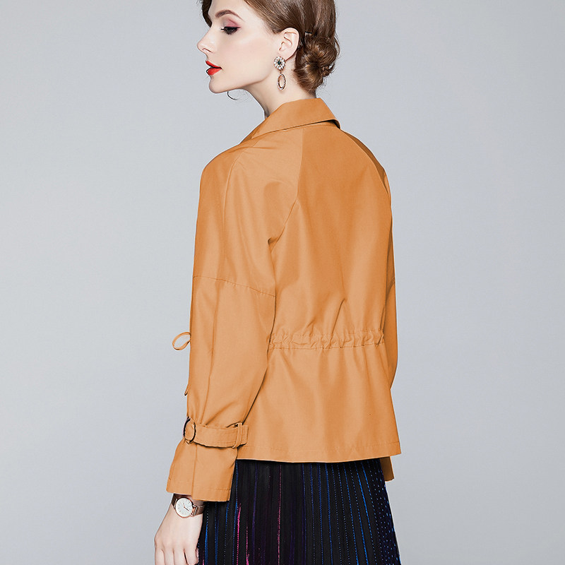 2022春秋新款女装休闲简约短外套 香衣丽橱短外套