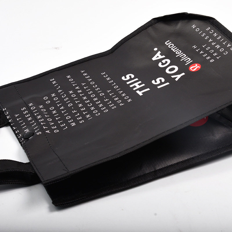 五个lululemon购物袋小号时尚妈咪袋欧美风格无纺布手提袋帆布袋,淘宝优惠券,粉丝福利购,淘宝优惠卷