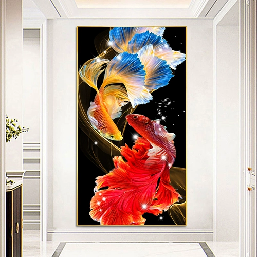 Koi cross emelcodery new линейная вышивка гостиная