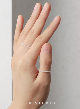 美国14k包金天然珍珠戒指