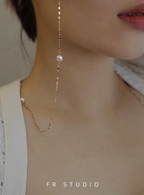 法式复古施家珍珠眼镜链