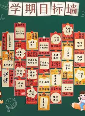 教室文化墙开学高三励志加油卡