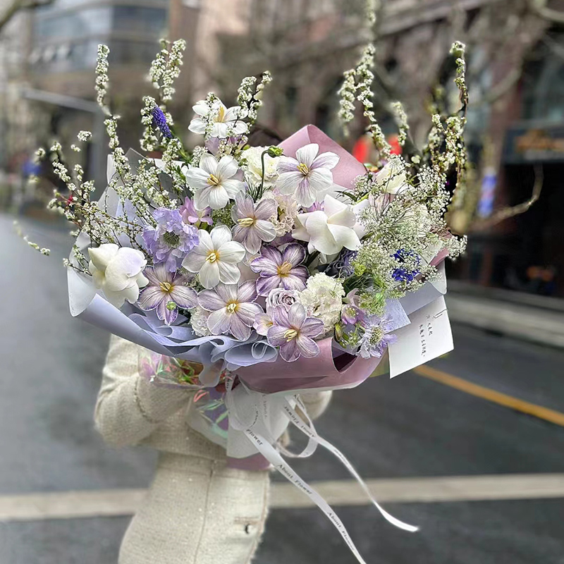 520情人节北京鲜花同城速递郁金香送女友闺蜜朋友妈妈生日纪念日