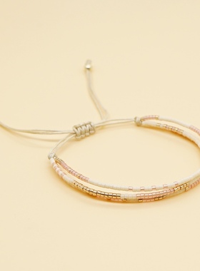 小众设计波西米亚风 miyuki日本米珠手工串珠手串 叠戴多层手链女