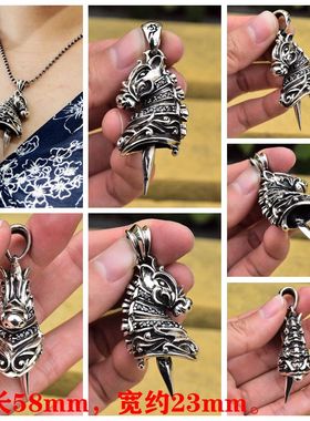 孤品男女复古朋克925纯银铃铛