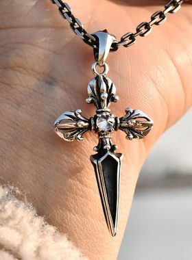 进口男女款925纯银金刚杵吊坠