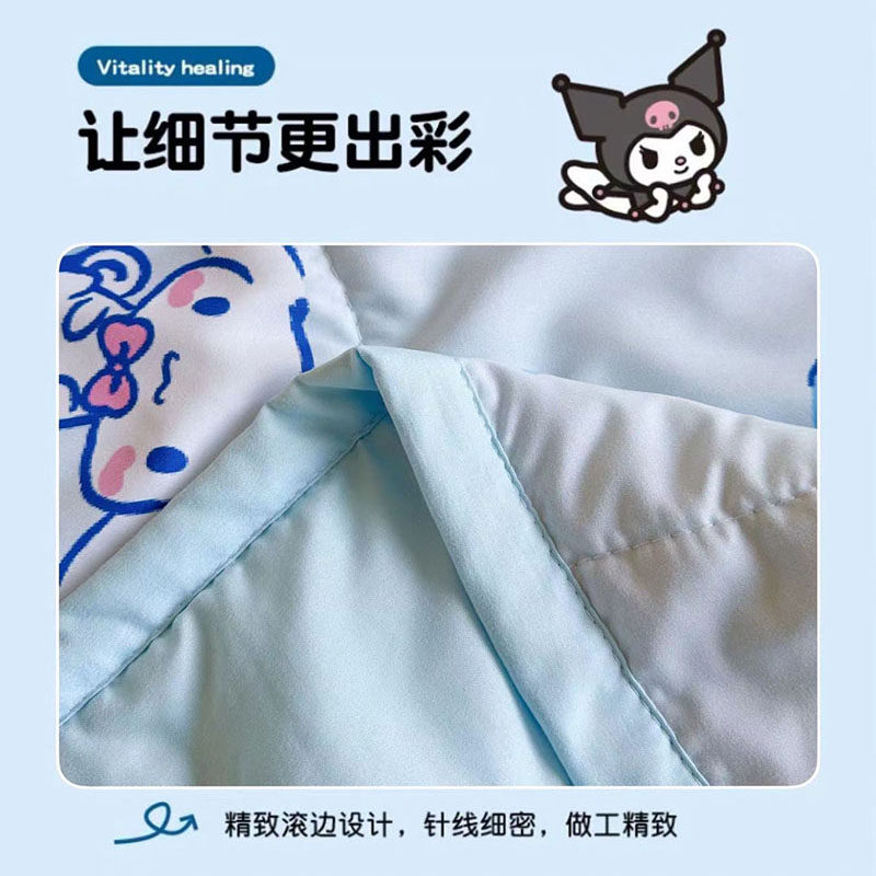 三丽鸥儿童双层纱夏凉被空调被子幼儿园学生专用薄款可水机洗A类,淘宝优惠券,粉丝福利购,淘宝优惠卷