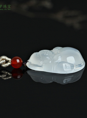 玉髓弥勒佛公吊坠挂件女士款饰品