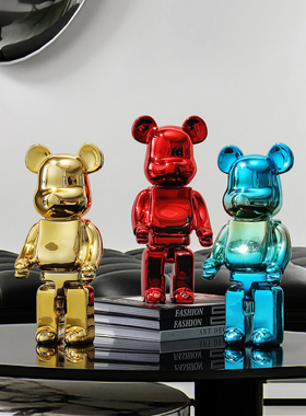 速发熊摆件酒面客厅电柜视轻奢玄关家居桌柜软装饰品