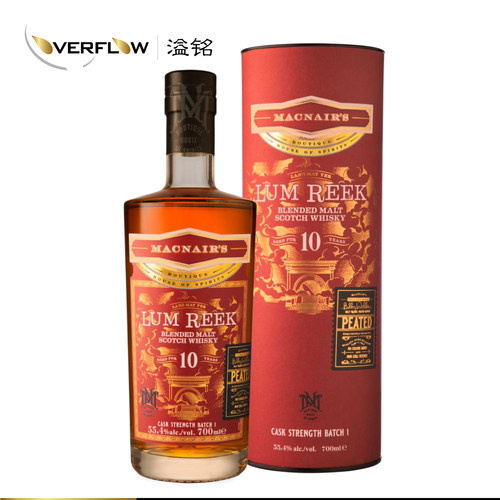 迈尔调和麦芽威士忌MACNAIR'S Lum Reek 10年桶强12年21年 - 图3