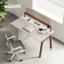 ework desk company staff table brief modern single position screen station office furniture with side cabinet