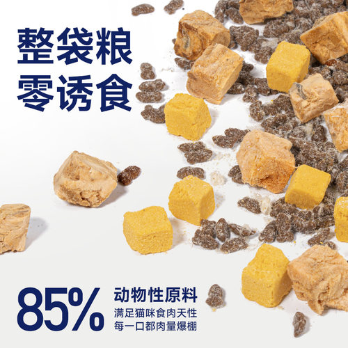 威尔逊馋嘴 英短专用猫粮蓝白蓝猫助益毛发冻干粮营养长肉猫粮 - 图2