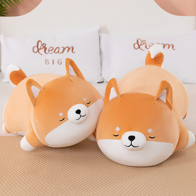 Cute Shiba Inu Girl Pillow Husky Plush Toy