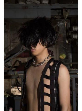 新款银色双环菱形项链Choker