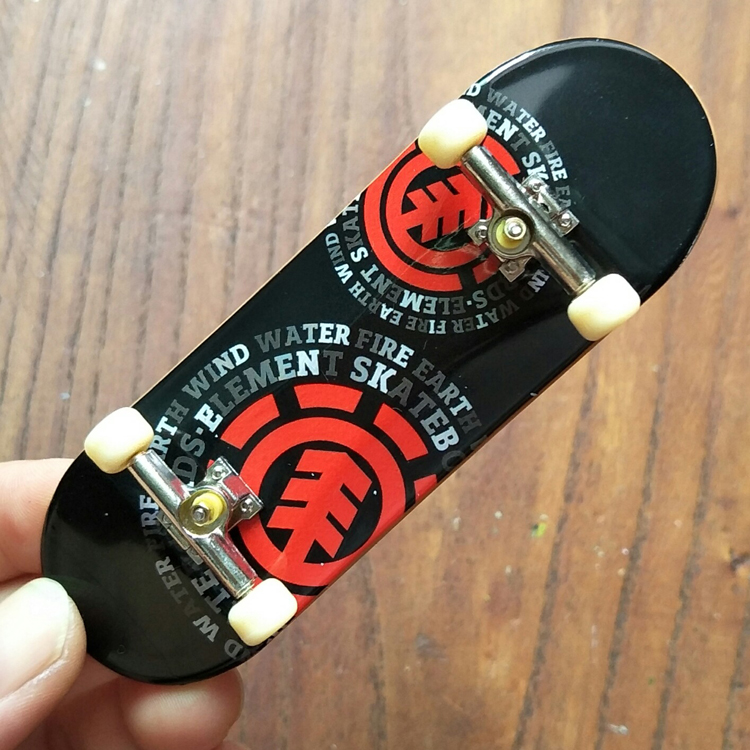 单个新款塑料凹板10x3.2厘米四轮迷你指尖手指滑板青少年玩具包邮 - 图1