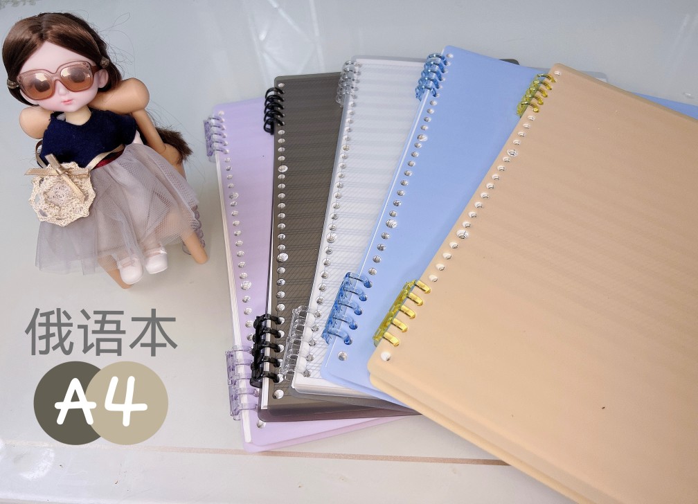 A4俄语本俄文书法练习本学生作业本大学老师推荐使用活页替芯 - 图1