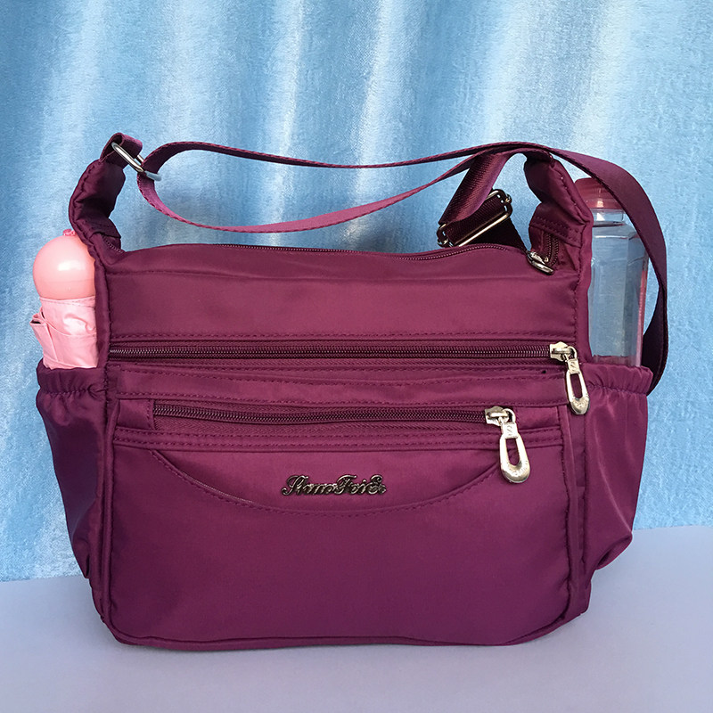 冬季新款中年女包女士包包尼龙牛津纺帆布包单肩斜挎包防水妈妈包,淘宝优惠券,粉丝福利购,淘宝优惠卷