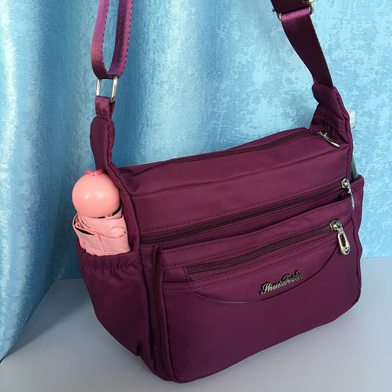 冬季新款中年女包女士包包尼龙牛津纺帆布包单肩斜挎包防水妈妈包,淘宝优惠券,粉丝福利购,淘宝优惠卷