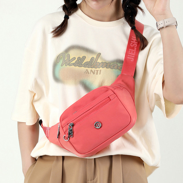 Jielanshi waist bag solid color niche high-end sense