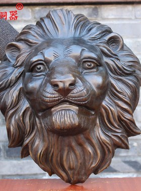 狮子头黄铜黄铜狮子头挂件工艺品