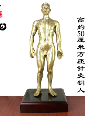 仿古风针灸铜人经络穴位模型