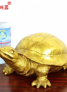 纯铜龟黄铜铜乌龟金龟工艺品摆件
