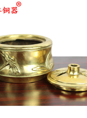 工艺品摆件黄铜储物罐