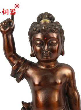 宇卓铜器纯铜太子佛黄铜太子佛浴佛宝宝弥佛宝宝陀佛工艺品摆件