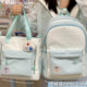 Ins style high-looking large-capacity female student backpack