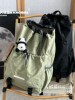 Big Orange Cat Trendy Men and Women Lightweight Drawstring Backpack Sports Mountaineering Backpack Niche Travel College Student School Bag