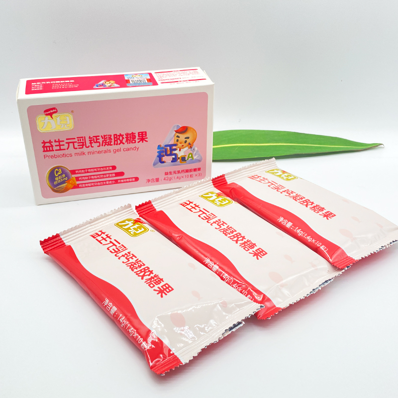 力儿益生元乳钙 含钙125mg/粒 儿童钙 青少年液体钙 奶香 - 图0