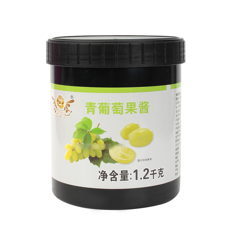 奕方青提青葡萄果酱1.2kg含果肉果粒冰摇提提汁烘焙奶茶饮品原料-图3