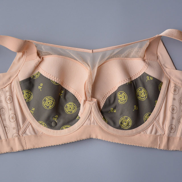 June Rose 8208 Oxygen Shaping Thin Cotton Cup Bra Oxygen Shaping Thin Cup Big Breast Revealing Small Bandeau Style Secondary Breast Retracting Adjustment Bra