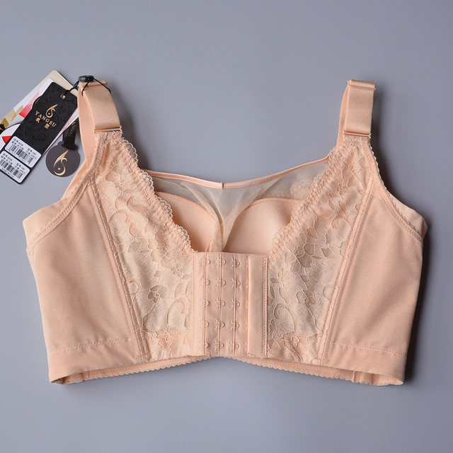 June Rose 8208 Oxygen Shaping Thin Cotton Cup Bra Oxygen Shaping Thin Cup Big Breast Revealing Small Bandeau Style Secondary Breast Retracting Adjustment Bra